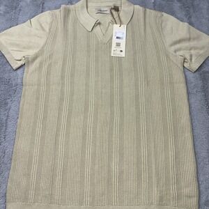 Blend Company Bharon Split Polo in Alfalfa color Lg NWT